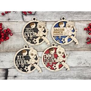 Personalized Animated Martial Arts Ornaments Custom Christmas Gift